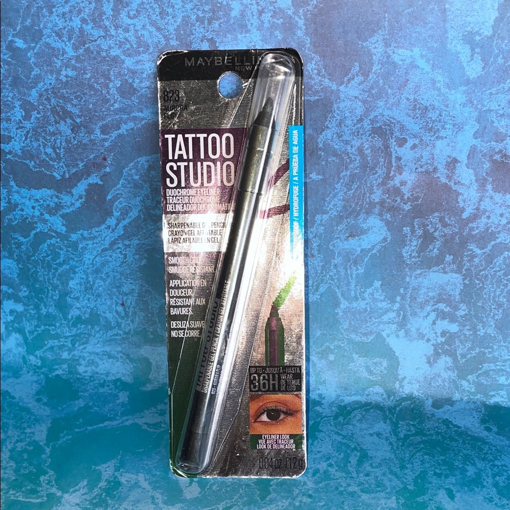 Maybelline NIB Tattoo Duo Chrome Eyeliner AURORA FLIP